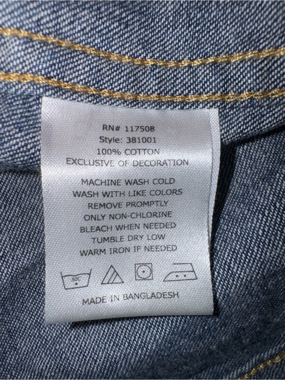 Levi's Blue Denim Button-Up Shirt